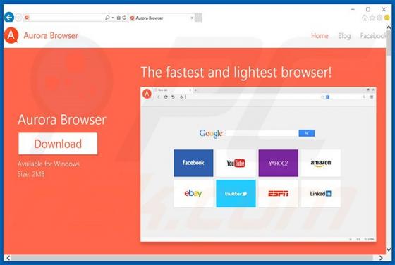 Aurora Browser Adware