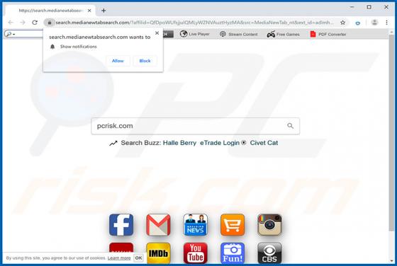 Search.medianewtabsearch.com Redirect