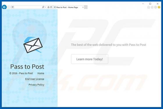 Pass To Post Adware