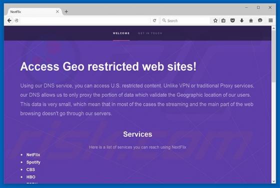 NextFlix Adware